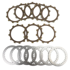 Clutch Plate Kit - Friction & Steel Plates For Yamaha FZ700 FZ700T/TC 1987 FZ750 FZ750 Genesis 1985-1991 FZX750 1986-1998