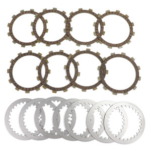 Clutch Plate Kit - Friction & Steel Plates For Yamaha XJR400 4HM XJ400S/L XJ600N/S XZ550RJ/RK XJ650G/S/LH/RL/LJ
