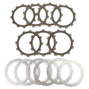 Clutch Plate Kit - Friction & Steel Plates For Yamaha XS750 1977-1979 XS750 SE 1979-1980