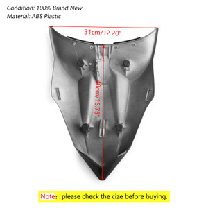 Seat Cover Cowl For Kawasaki Z650 Ninja 650 17-23 BLK Generic