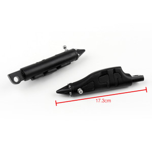 Stiletto Pegs Footpegs Harley Davidson Most of Models with Male Mount, Yamaha Road Star Models, Black
