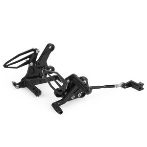 Adjustable CNC Rider Rear Set Rearsets Footrest Foot Rest Pegs For Kawasaki EX250P Ninja 250 EX400 Ninja 400 2018-2020 BLK