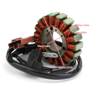 Magneto Generator Engine Stator Coil For Gilera Fuoco 500  4T 4V ie E3 LT Fuoco 500 E3 2007-2014
