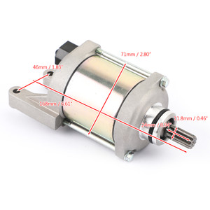 STARTER Motor Engine Starting 9-Spline For Yamaha YS250 Fazer 250 2012 YS250 Fazer 250 Blueflex 13-15 XTZ250 Lander 13-16 XTZ250 Tenere 13-17