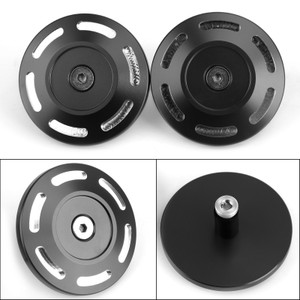 CNC Billet Aluminum Hole Frame Plug Cap Cover Set For BMW S1000XR 2015-2020 BLK