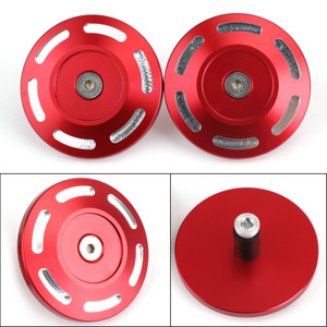 CNC Billet Aluminum Hole Frame Plug Cap Cover Set For BMW S1000XR 2015-2020 RED