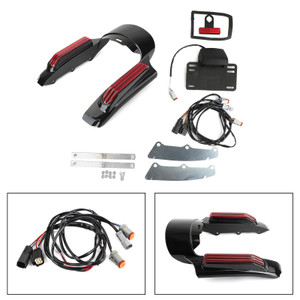 Rear Fender Mudguard For Harley RED