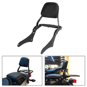 Passenger Sissy Bar Backrest Luggage Rack For Honda REBEL CMX300 CMX500 2017-2020 BLK