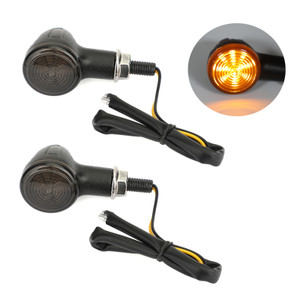 Bullet turn signal light Universal For Most of Motorcycle, Street Bikes, Sport Bikes, Chopper, Custom bikes BLKS