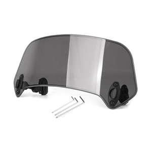 Universal Windshield Windscreen For motorcycles with windshield top width more than 26CM Gray