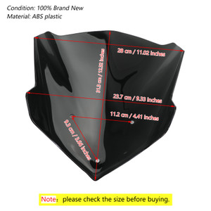 Windshield Windscreen For BMW F800R 2015-2020 BLK