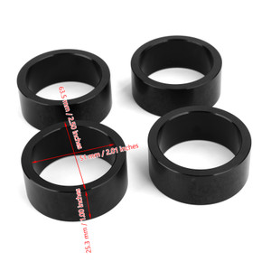 2.5" Lift Spacer Kit For Honda Rancher Recon 230 250 300 350 400 420 BLK