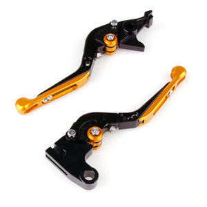 Adjustable Folding Extendable Racing Brake & Clutch Levers For Yamaha MT125 GOLD