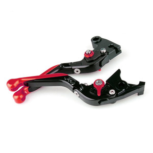 Adjustable Folding Extendable Racing Brake & Clutch Levers For Yamaha MT125 RED