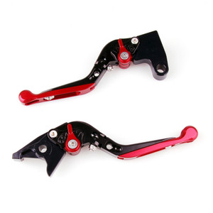 Adjustable Folding Extendable Racing Brake & Clutch Levers For Yamaha MT125 RED
