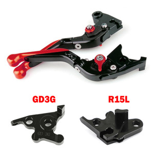 Adjustable Folding Extendable Racing Brake & Clutch Levers For Yamaha MT125 RED