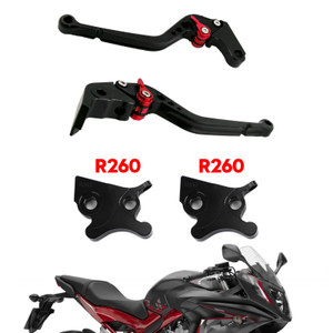 Racing Brake & Clutch Levers For VESPA GTS 300 Super BLK