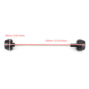 FRONT Axle Fork Sliders Wheel Crash Protector For Honda CB650R CBR650R CB650F CBR650F BLK