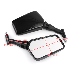 Pair M8 M10 Rearview Side Mirrors for Motorcycle Motorbike Moped Scooter Quad ATV UNIVERSAL