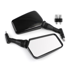 Pair M8 M10 Rearview Side Mirrors for Motorcycle Motorbike Moped Scooter Quad ATV UNIVERSAL