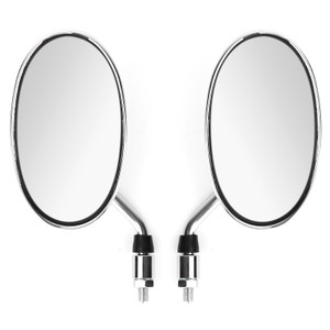 Motorcycle Rearview Side Mirrors Pair For Honda NV VF VT 400 600 750 1100 Shadow Magna CHR