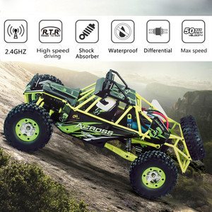 Wltoys 12427 1/12 Scale 2.4G 4WD Electric Brushed Crawler RTR RC Car Gift
