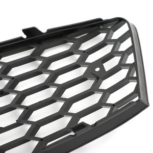 Pair Honeycomb Mesh Fog Light Open Vent Grill Intake Fit For Audi A4 B8 2009-2012 BLK