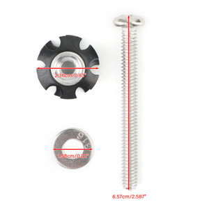 6pcs REPAIR KIT Star nuts 1/4-20 screws For 1" OD tube Threadless Forks