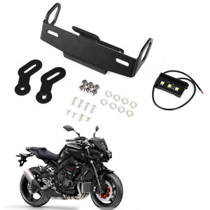 License Plate Bracket For Yamaha FZ09/MT-09 2013-2016 FZ10/MT-10 2016-2021 MT-07 Tracer 2016-2021 BLK