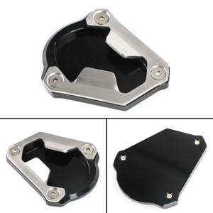 Kickstand Side Stand Extension Pad For Triumph Scrambler 1200XC 1200XE 2019-2020 BLK