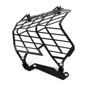 Aluminum Headlight Guard Headlamp Protection Grill Cover For Yamaha Tenere 700 (XTZ690 / T7) 2019-2020 BLK
