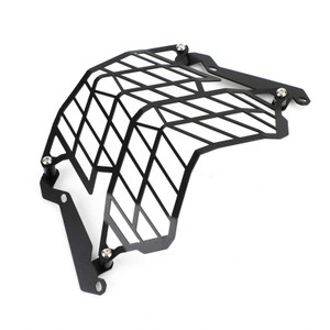 Aluminum Headlight Guard Headlamp Protection Grill Cover For Yamaha Tenere 700 (XTZ690 / T7) 2019-2020 BLK