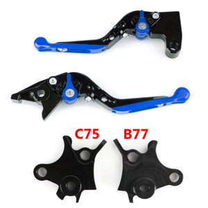 Adjustable Folding Extendable Racing Brake & Clutch Levers For BMW R1200GS Adventure (LC) 2014-2018 BLUE