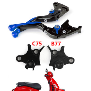 Adjustable Folding Extendable Racing Brake & Clutch Levers For BMW R1200GS Adventure (LC) 2014-2018 BLUE