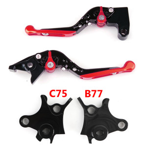 Adjustable Folding Extendable Racing Brake & Clutch Levers For BMW R1200GS Adventure (LC) 2014-2018 RED