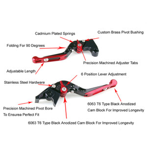 Adjustable Folding Extendable Racing Brake & Clutch Levers For BMW R1200GS Adventure (LC) 2014-2018 SIL