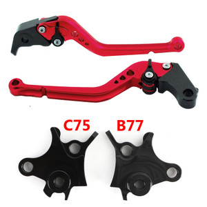 Racing Brake & Clutch Levers For BMW R1200GS Adventure (LC) 2014-2018 RED