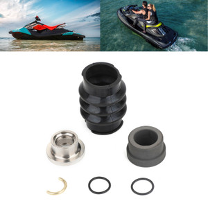 4-TEC CARBON RING SEAL DRIVE LINE REBUILD KIT & BOOT For Sea-Doo SP SPI GS GTI