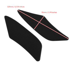 Stickers Tank Traction Pad Side Gas Knee Grip Protector For Yamaha YZF-R6 2017-2020 BLK