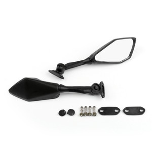 Motocycle Rear View Mirrors Fit For Kawasaki Ninja 250 Ex250 300 Ex300 Zx-6R Zx636 2013-2017 Black