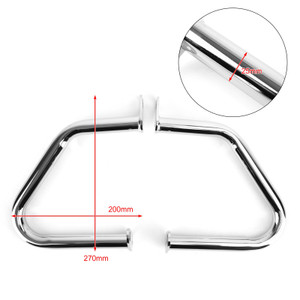 Engine Guard Chrome Crash Bar Chrome Fit For Bonneville T100 T120 Bobber 16-24