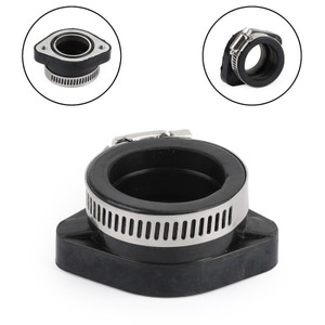 28mm Carburetor Intake Adapter Rubber Mounting Flange Manifold For VM24 PE26 PE28 PWK 28mm 110 125 140 150 160 cc Engine