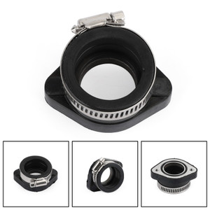 28mm Carburetor Intake Adapter Rubber Mounting Flange Manifold For VM24 PE26 PE28 PWK 28mm 110 125 140 150 160 cc Engine