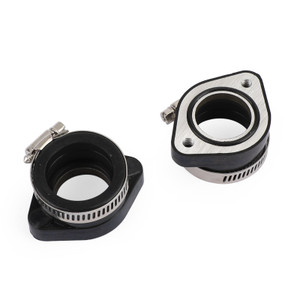 28mm Carburetor Intake Adapter Rubber Mounting Flange Manifold For VM24 PE26 PE28 PWK 28mm 110 125 140 150 160 cc Engine KIT