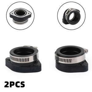 28mm Carburetor Intake Adapter Rubber Mounting Flange Manifold For VM24 PE26 PE28 PWK 28mm 110 125 140 150 160 cc Engine KIT