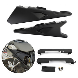 Side Infill Mid Panel Fairing Covers For BMW R1200GS ADV LC 2013-2019 R1250GS ADV 2018-2020 BLK