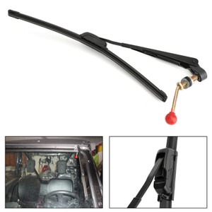 UTV Manual Hand Operated Windshield Wiper Rubber Blade Fit For Polaris Ranger RZR