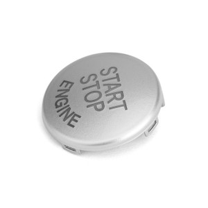 Silver Start Stop Engine Button Switch Cover Fit For BMW E3 Series E90 E91 E92 E93 5 Series E60 X1 E84 X3 E83 X5 E70 X6 E71 E72