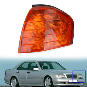 Left Corner Lights Turn Signal Lamps Fit For Mercedes Benz C Class W202 1994-2000