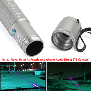 Tactical 5mw 405nm Green Purple 18650 Laser Pointer Pen Visible Beam Light Lazer